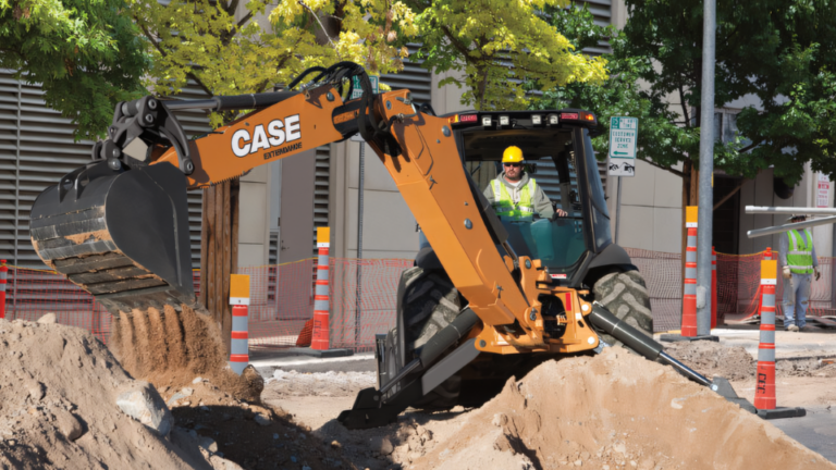 “In-Line” Backhoe Geometry