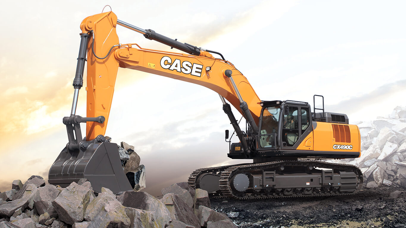 CASE CX490D Excavator | 50-Tonne Power