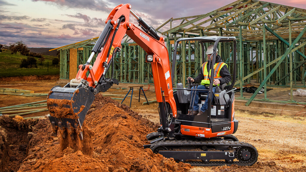Kubota U27-4 Mini Excavator | High Performance